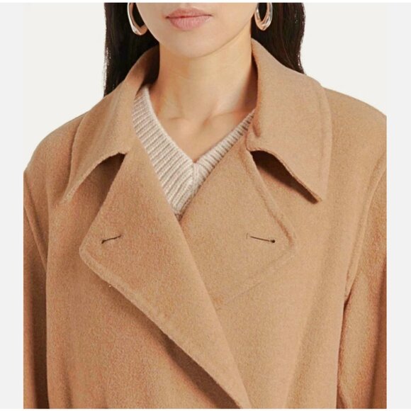 Vince Lofty Italian Wool-Blend Belted Long Coat - Picture 6 of 14